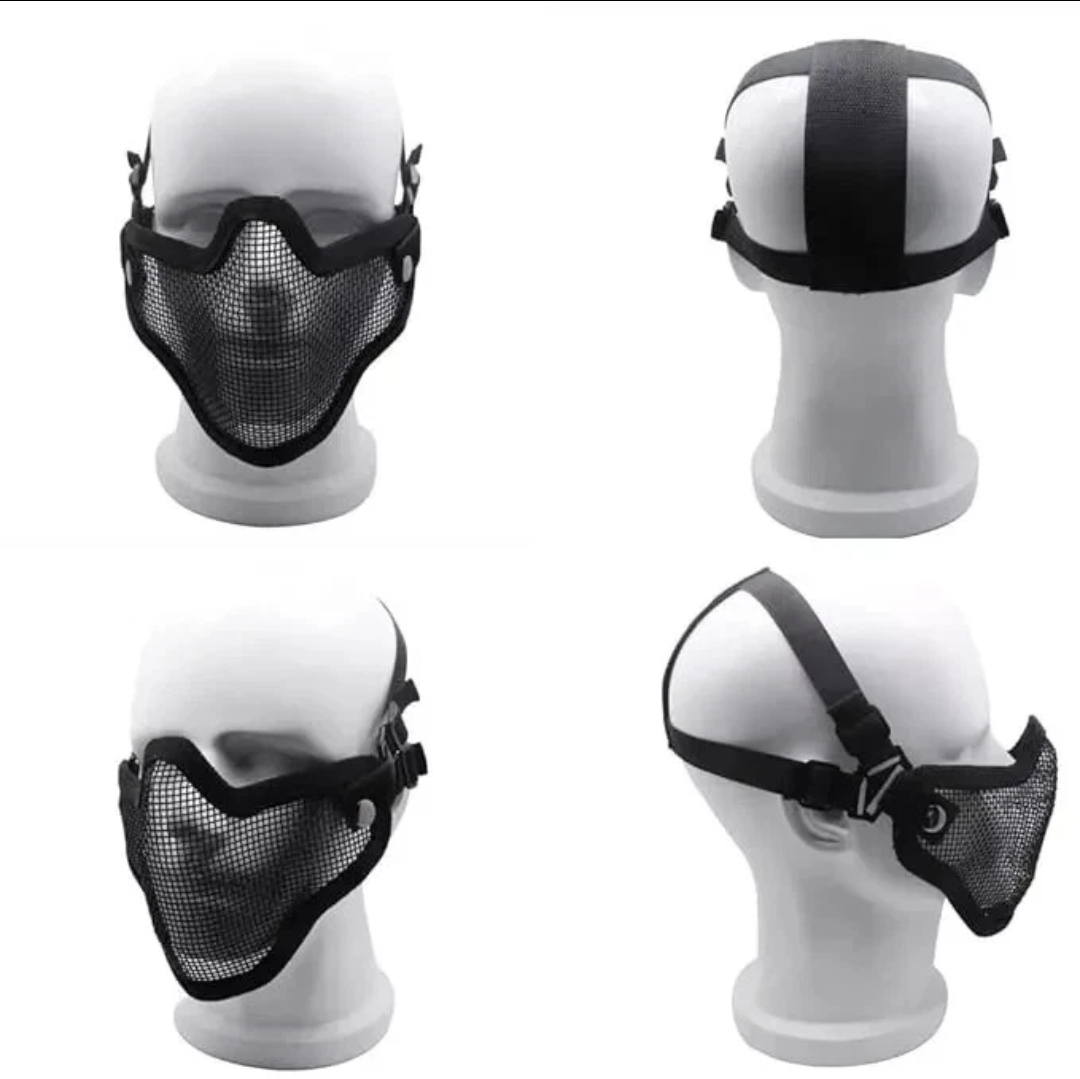 Malla grande para Cara Airsoft Ajustable (no es cubrre bocas pequeño) 