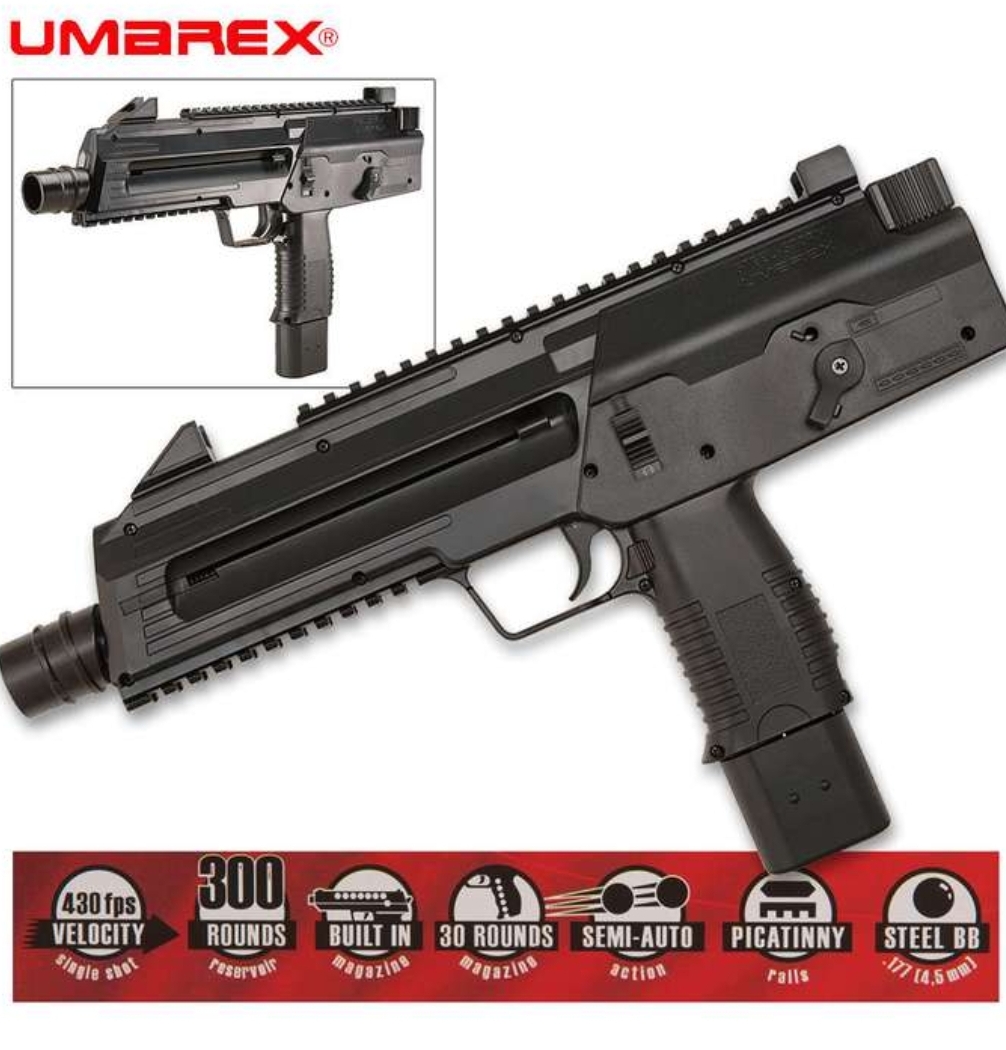 Umarex Steel Storm 4.5mm Ful Auto Polimero Reforzado mayor fuerza 430fps